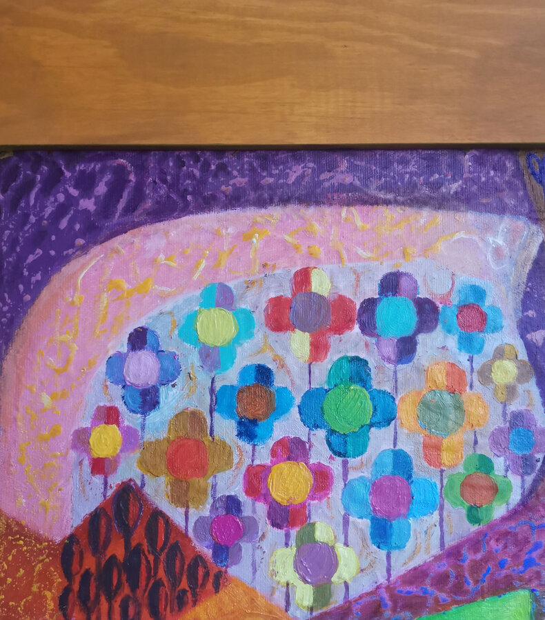 Kompozycja z kwiatuszkami