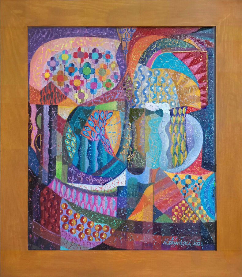 Kompozycja z kwiatuszkami