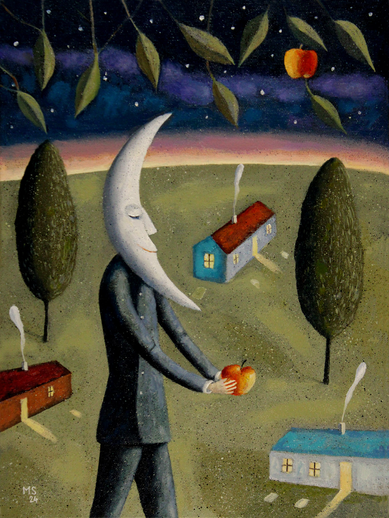 Księżyc w ogrodzie