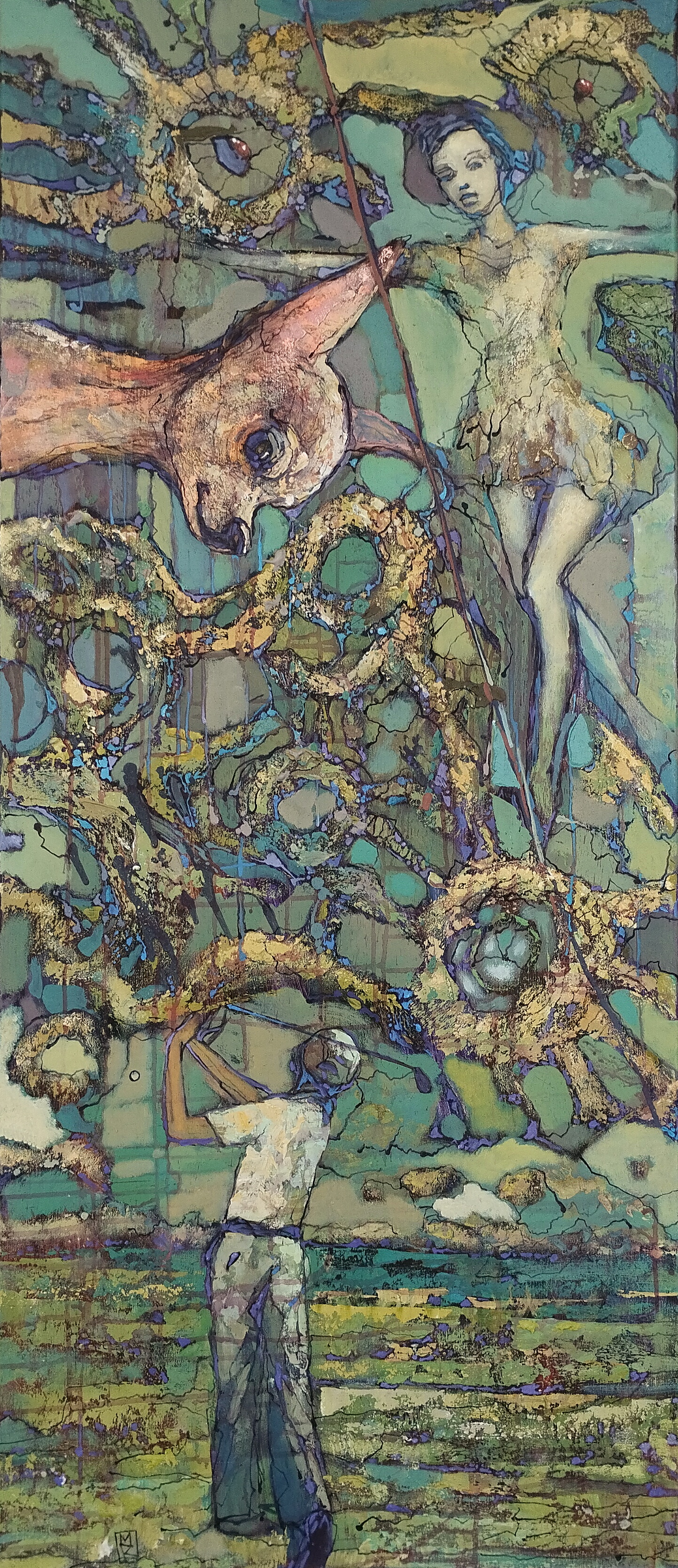 A surreal golfer's dream