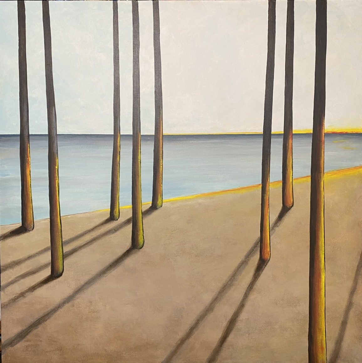 Dębina, widok z klifu