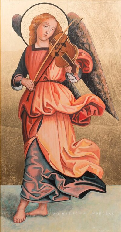 Anioł ze skrzypcami w/g Franza Ittenbacha