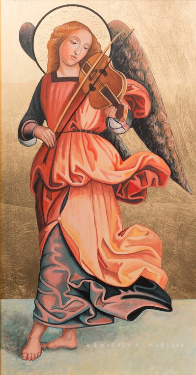 Anioł ze skrzypcami w/g Franza Ittenbacha