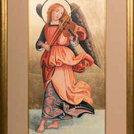 Anioł ze skrzypcami w/g Franza Ittenbacha