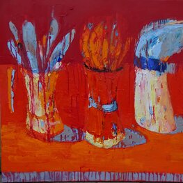 Martwa natura z piórami