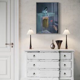 In Atelier - akryl na płótnie