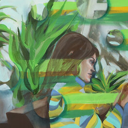 Spotkanie las cafe, zima