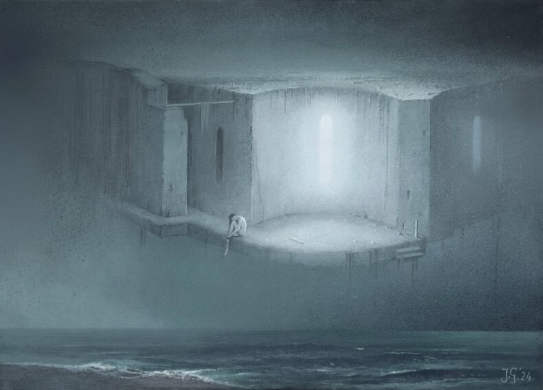 Nostalgia - akryl na płótnie