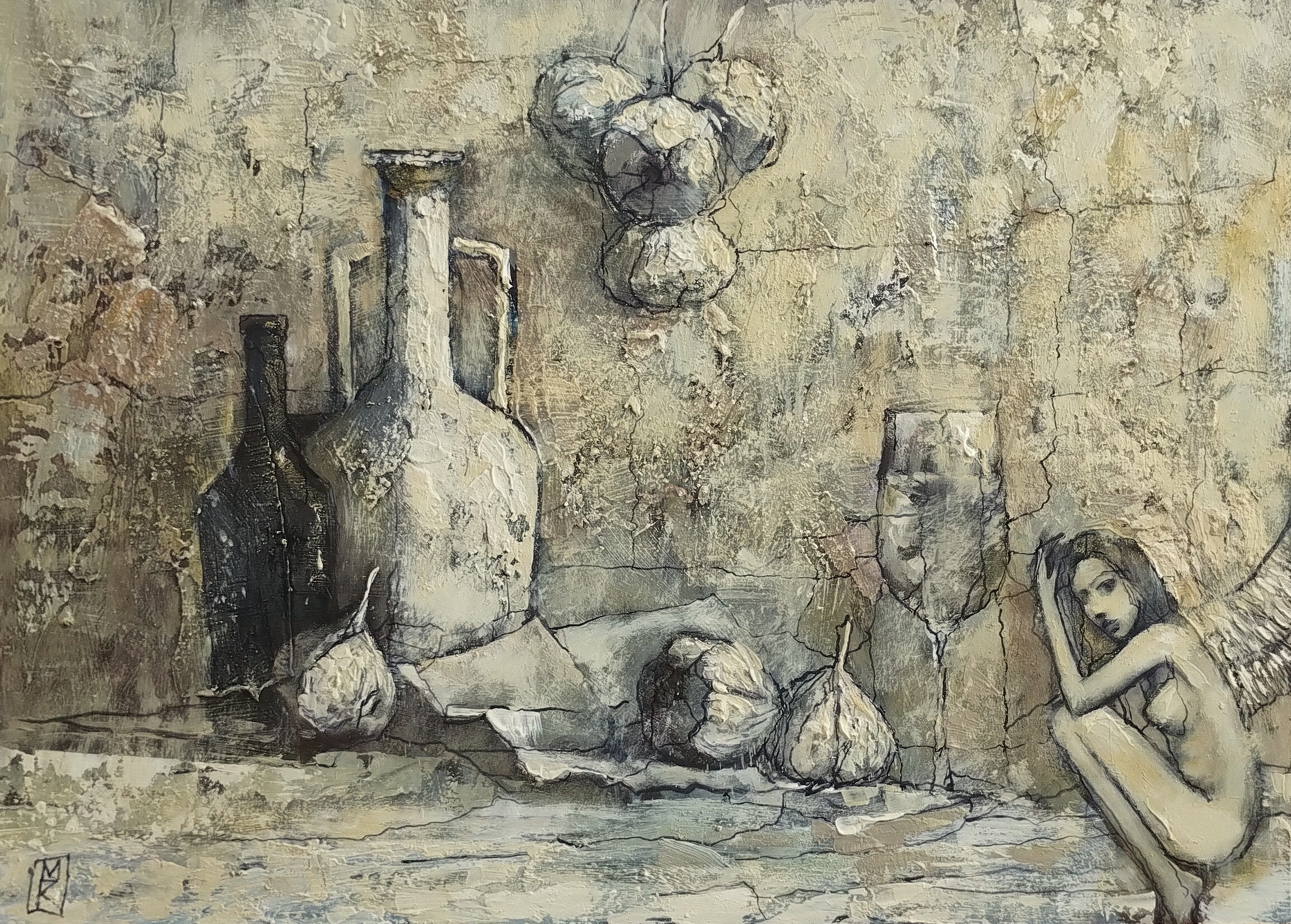 Still life with an angel 