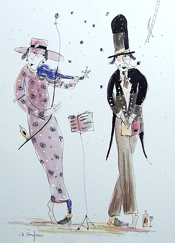 Bibliofil i skrzypczaka