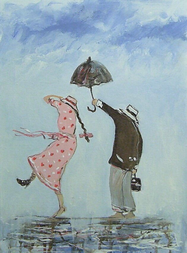 Parasolka i sukieneczka w groszki