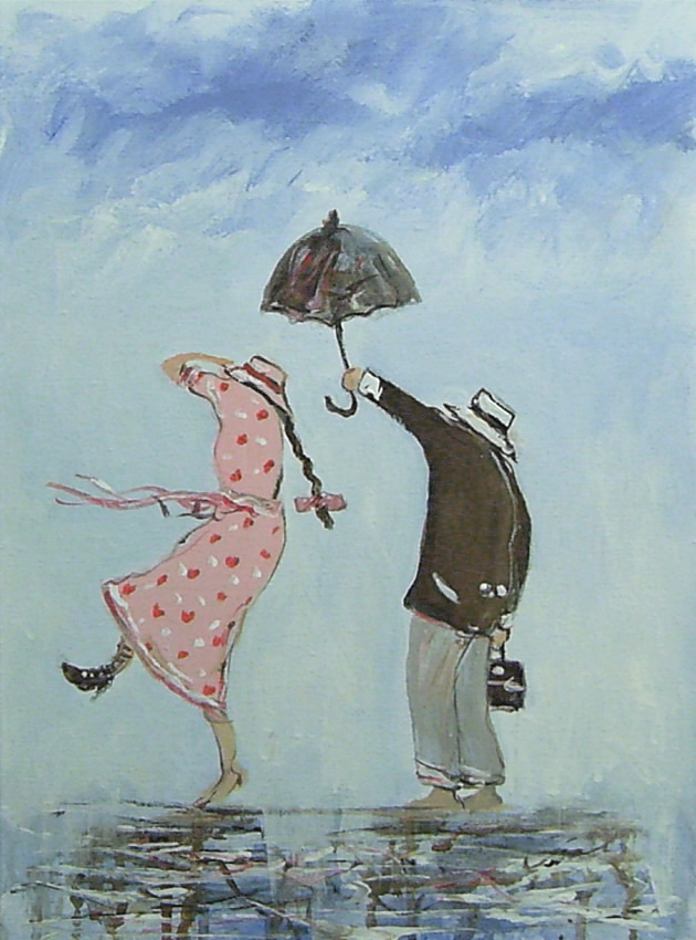 Parasolka i sukieneczka w groszki