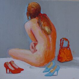 Dziewczyna i pantofelki