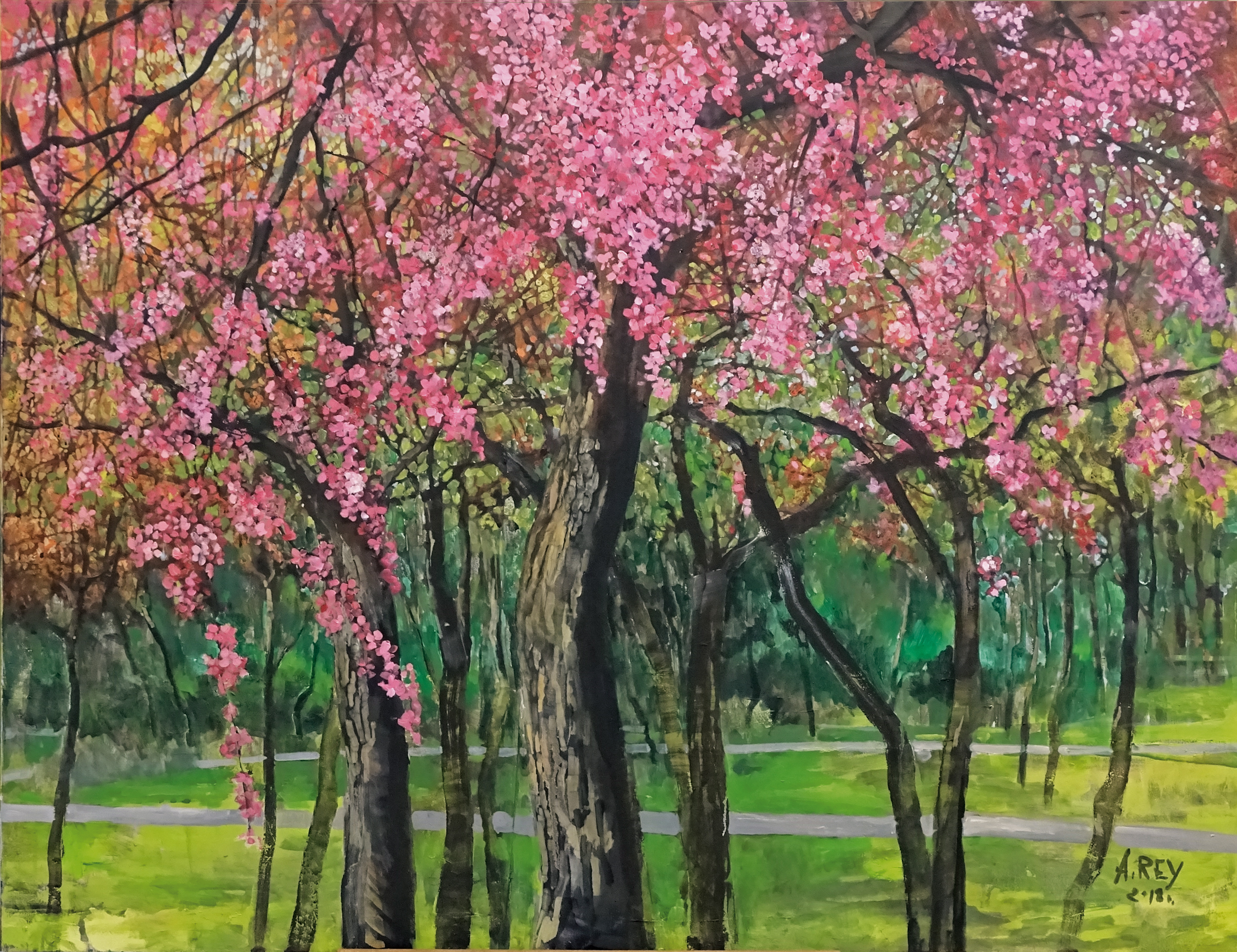 W parku 2 z cyklu Organika