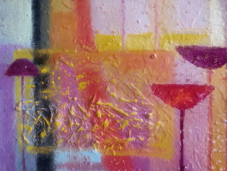 Kompozycja z drzewkami nr 4