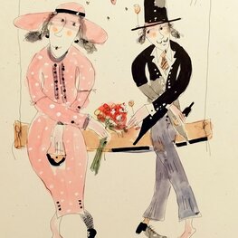 Huśtawka i zakochani