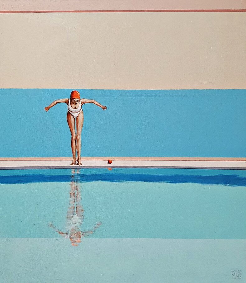 Looking into the besky blue