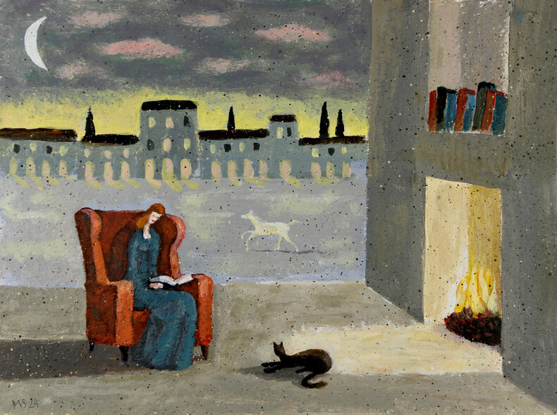 Piece of Silence (szkic do obrazu)