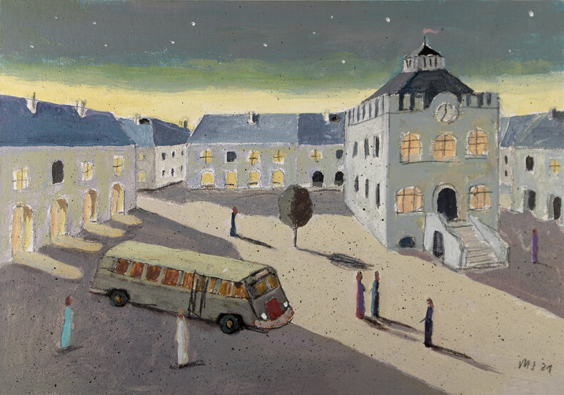 Dolce Vita I (szkic do obrazu)