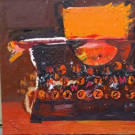 Płonąca maszyna do pisania