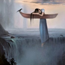 Nostalgia - akryl na płótnie 