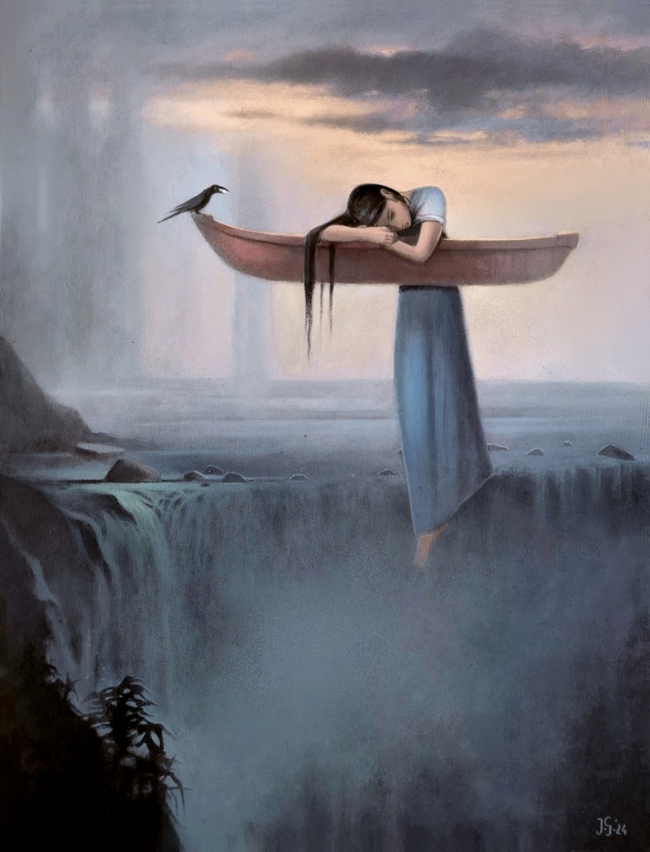 Nostalgia - akryl na płótnie 