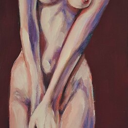 Zanurzona w burgundzie