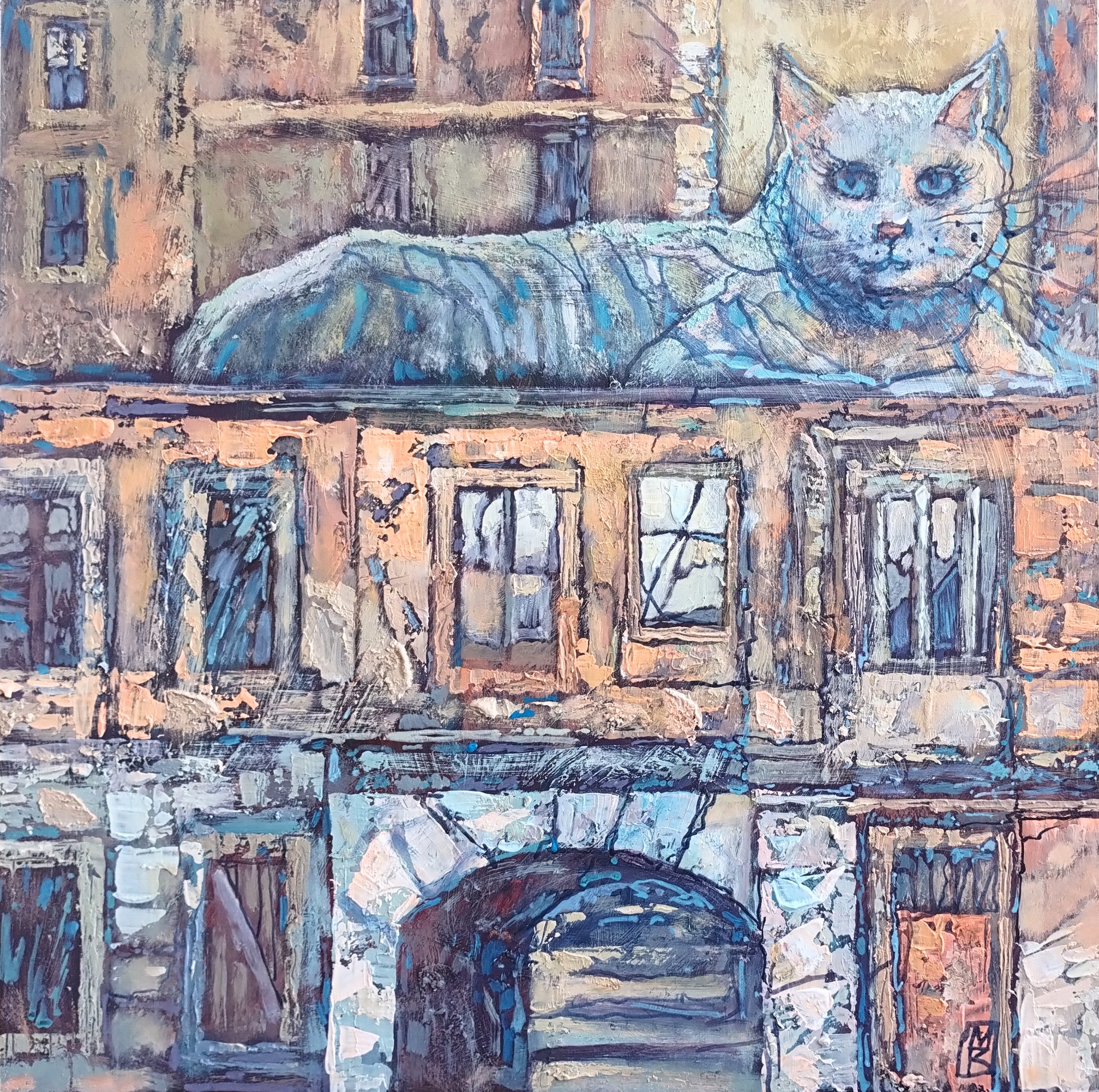 Ona znowu tam weszła