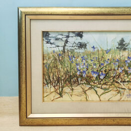 Dzikie bratki na wydmie z cyklu Przez kwiatki