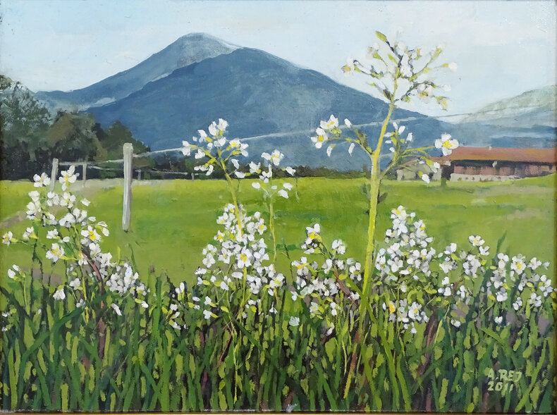 Wiosna w Alpach z cyklu Przez kwiatki