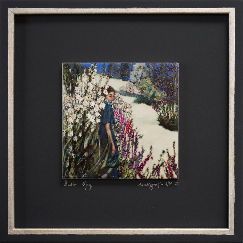 W ogrodzie na skraju lasu