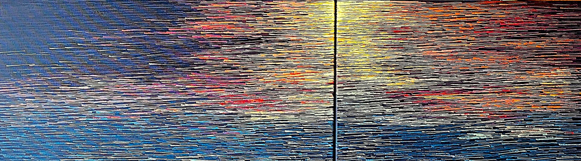 Il tramonto sul mare