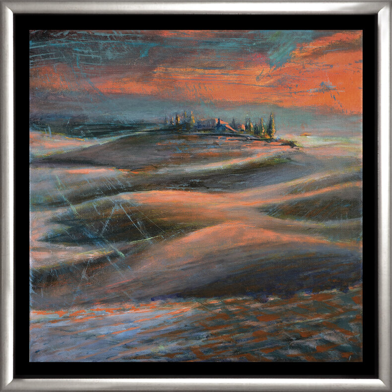 O zachodzie w Val d'Orcia