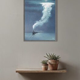 Na koniec świata - akryl na płótnie