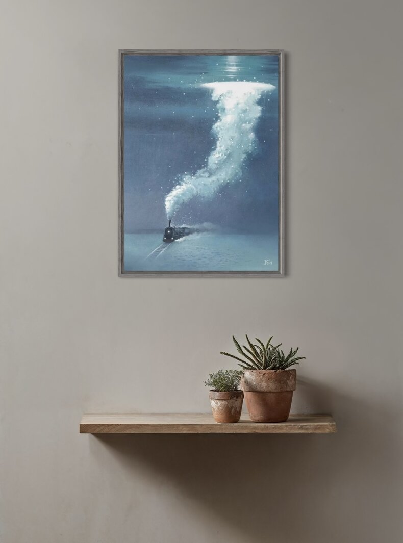 Na koniec świata - akryl na płótnie