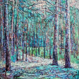 In the turquoise forest