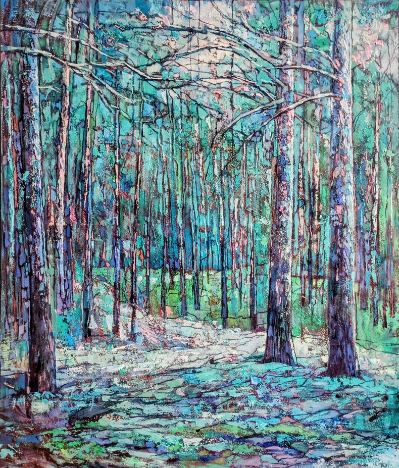 In the turquoise forest