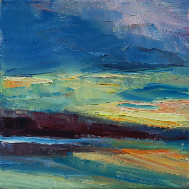 Słońce za rzeką V