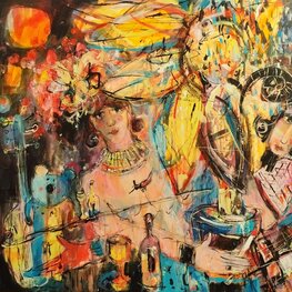 Wenus w kwiatach z faunami