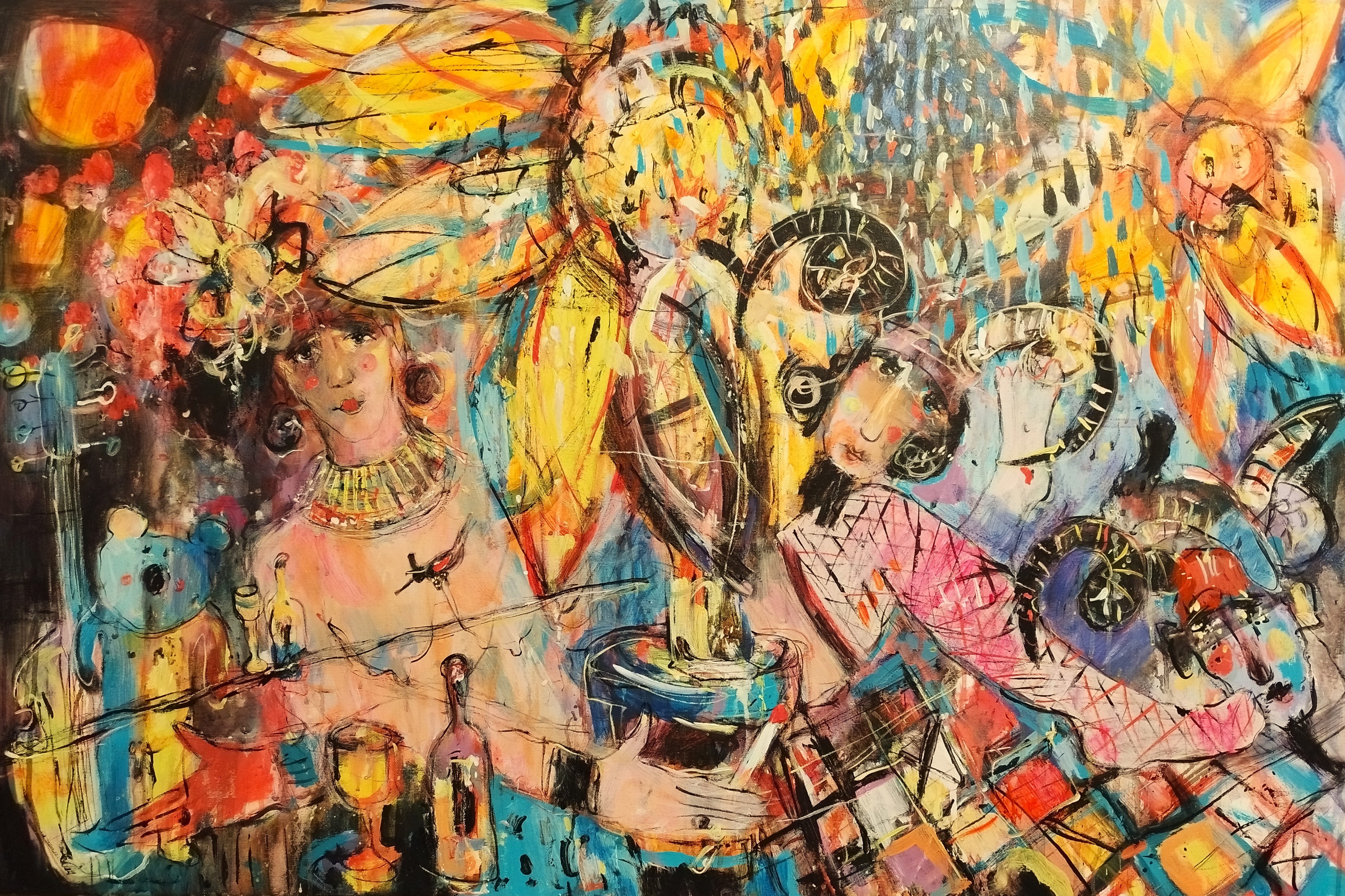 Wenus w kwiatach z faunami