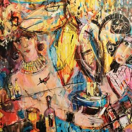 Wenus w kwiatach z faunami