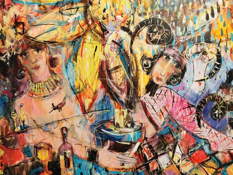 Wenus w kwiatach z faunami