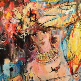 Wenus w kwiatach z faunami