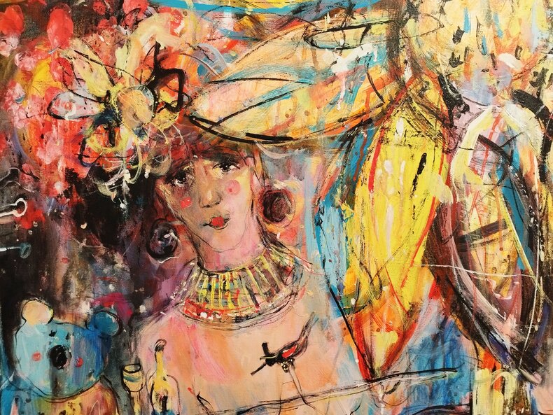 Wenus w kwiatach z faunami