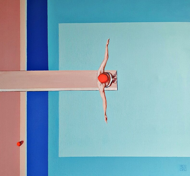 Silence of the blue...