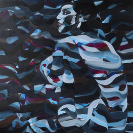 Akt na plaży z serii "Czarne słońce"