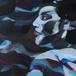 Akt na plaży z serii "Czarne słońce"