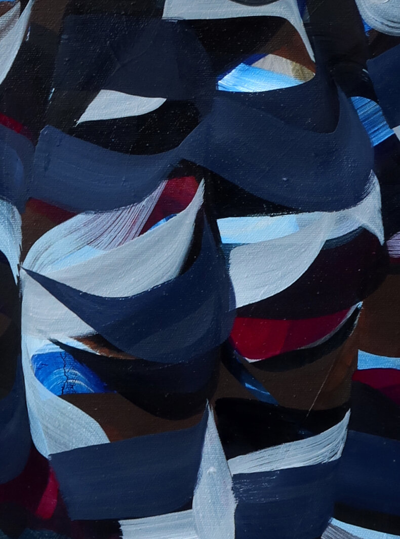 Akt w kąpieli z serii "Czarne słońce" 