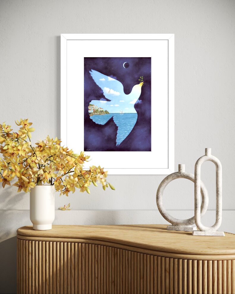 Księżyc nad Salerno - Inkografia