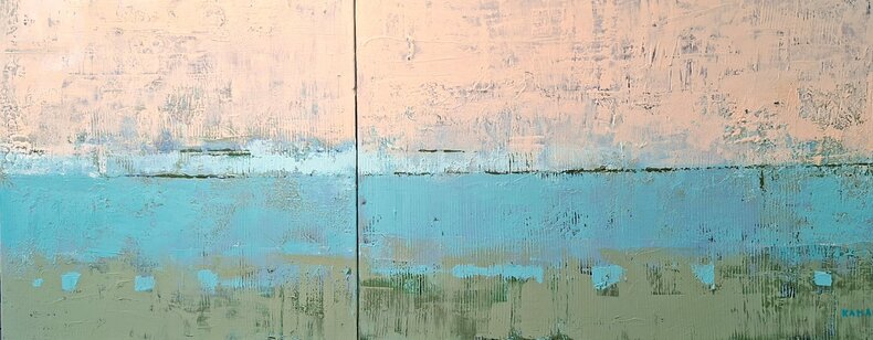 Gdybym była wodą, dokąd bym płynęła? Wiosna. Dyptyk.